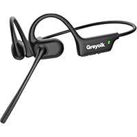 GREYOLK Auriculares con micrófono, Open-Ear Auriculares