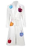 Seaehey Fight Club Tyler Durden Cosplay Costume Bathrobe Tyler Durden Robe Halloween Movie Tyler Durden Jacket Outfit for Men (US, Alpha, Medium, Regular, Regular, White)