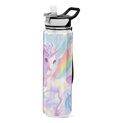 Bouteille d'eau de natation anti-odeur en Tritan lavable en machine sans BPA 887ml