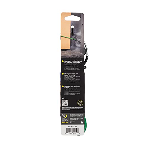 Nite Ize, Inc. Bhl48-17-R3 Nite Ize Hooklock, Premium Steel Locking Hook Bungee Cord, 48 Inch, Green #TOP7