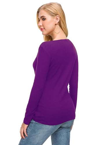 Image of Afibi Women V Neck Zip Front Long Sleeve Casual Top Blouse Shirt /Cardigan