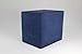 Fränkische Schlafmanufaktur Stufenlagerungswürfel, Bandscheibenwürfel, Lagerungswürfel, mit Microfaserbezug, ca. 50x45x40 Farbe Blau