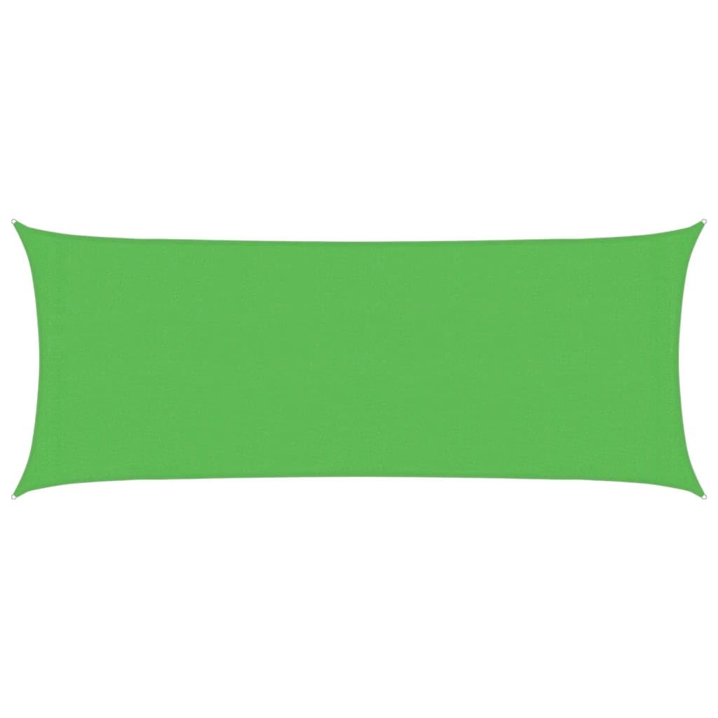 Jasnozielony żagiel przeciwsłoneczny HDPE 160 g/m² 2x5 m