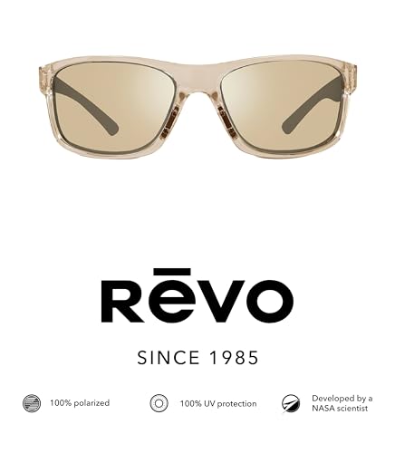 Image of Revo Sunglasses Harness: Polarized Lens with Rectangle Sport Wrap Frame