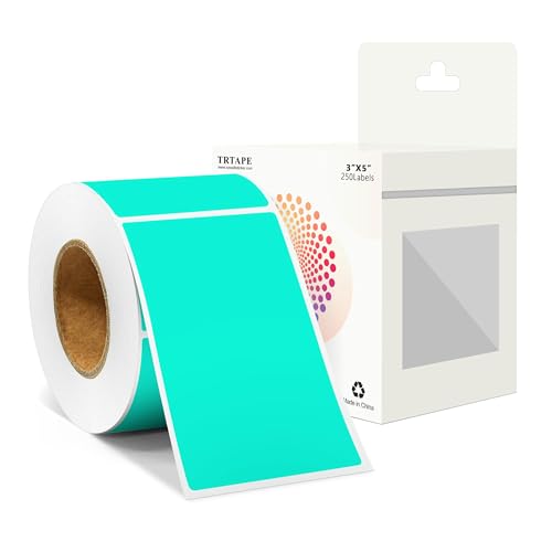 Étiquettes d'emballage aqua pour ne plus chercher vos cartons de déménagement