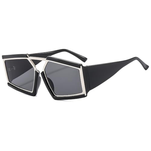 Lunettes UV400 irrégulières et tendance pour femmes et hommes