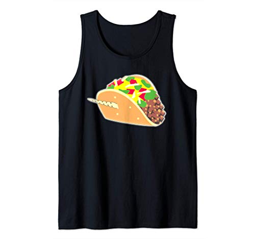 Taco Unicorn Funny Food Camiseta sin Mangas