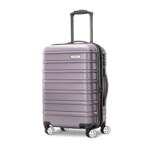 Image of Samsonite Omni 2 Hardside 2 Piece Set - Includes Carry-On & Medium Checked Suitcases - 360 Dual Spinner Wheels - Integrated TSA Lock & Expansion - Amazon Exclusive - ICY LILAC