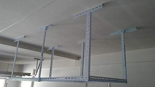 NL Heavy Duty 4ft x 8ft Overhead Garage Storage Ceiling Rack Ceiling Mount Garage Organization Rack Length
