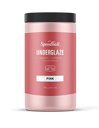 Speedball Underglaze, Pink, 16 Ounce Jar #TOP1