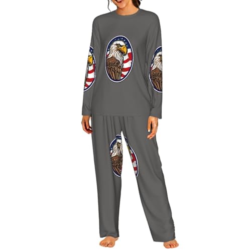 Pyjama aigle chauve femme fini les vêtements de nuit serrés et inconfortables
