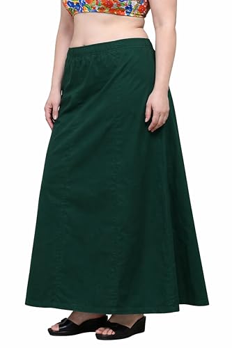 Image of CITIX Pure Cotton Petticoat for Woman Saree | Adujastable Drawstring Waist