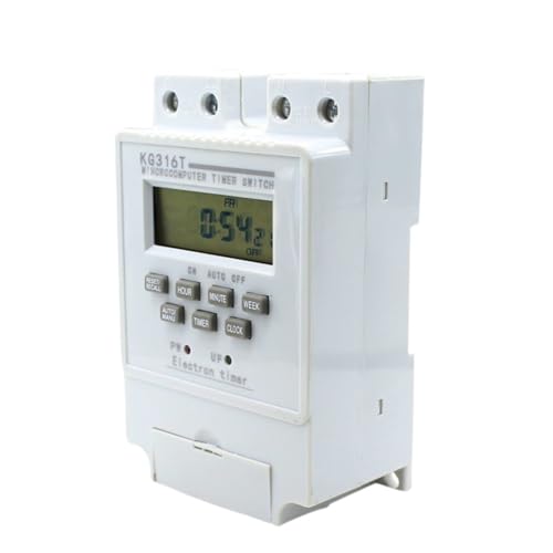 Interruptor diario programable de 7 días para automatizar la iluminación y el termo del hogar 2