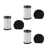 【Taille et matériau durable】Avec un diamètre d'environ 9 cm et une hauteur d'environ 9,8 cm, le filtre est adapté aux aspirateurs AK585K V8. Fabriqué en plastique de haute qualité, il est durable et durable.