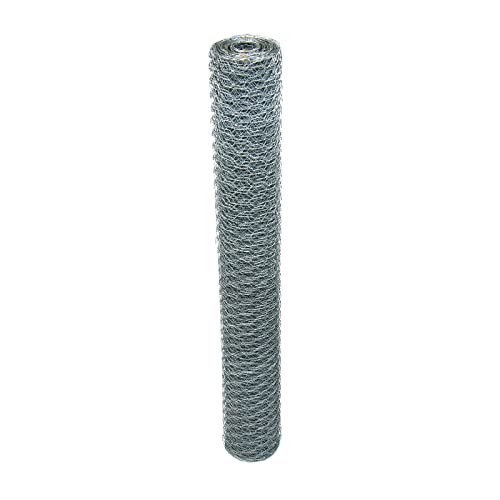 Garmix Sechseckiges Geflecht | Zaun für Hühnerstall, Kaninchen, Laufstall, Garten, Eisendraht, 0,8 mm, verzinkt… – Bild 3