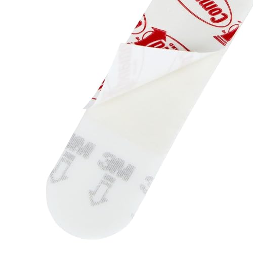 Command Removable Adhesive Strips, Pack of 8 Medium Adhesive Strips, White - Damage Free Hanging - No Tools Required