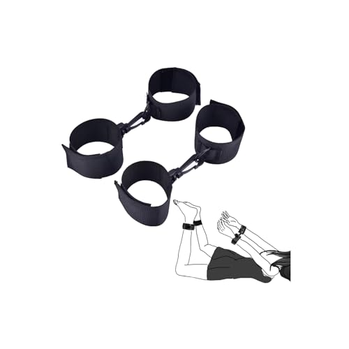 Image of BDSM Sex Bondage Restraints Thigh Harness for Women Handcuffs for Bedroom Sex Hand Cuff Bracelets, Sex Restraints Couple Fetish Bondage Strap Detachable SM Kit for Couples Sex Erotic Games