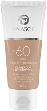 Protetor Facial Anasol Fps60 Multifunção Clareador Cor Média