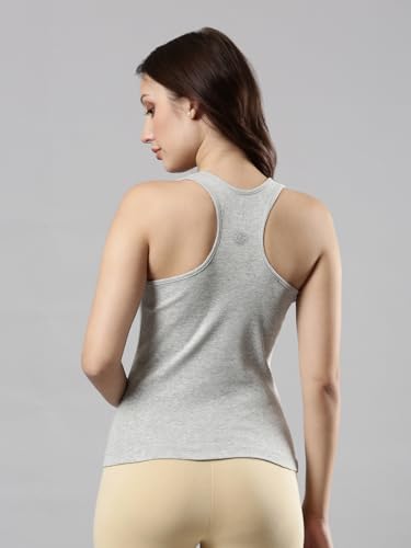 Image of Femmora Body Hugging Waist Length Camisole, Solid, Soft and Comfortable Cotton Fabric with Racer Back, for Women,Pack of 1