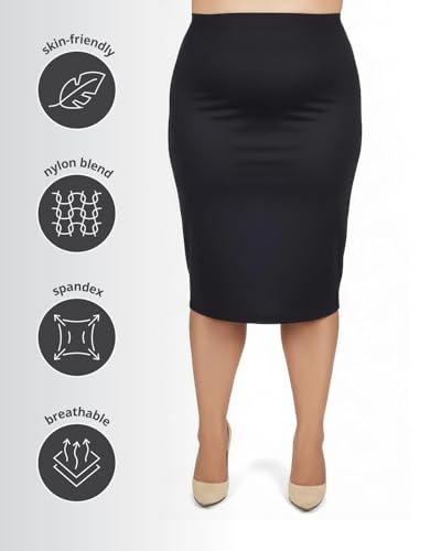 Image of MeMoi Plus Size Curvy Ultra Sheer Control Top Pantyhose