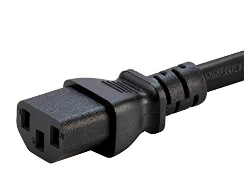 Monoprice Heavy Duty Extension Cord - 6 Feet - Black | NEMA L6-20P to IEC 60320 C13, 14AWG, 15A, SJT, 250V, for High-Density Data Environments by Monoprice - Used condition - Image 6