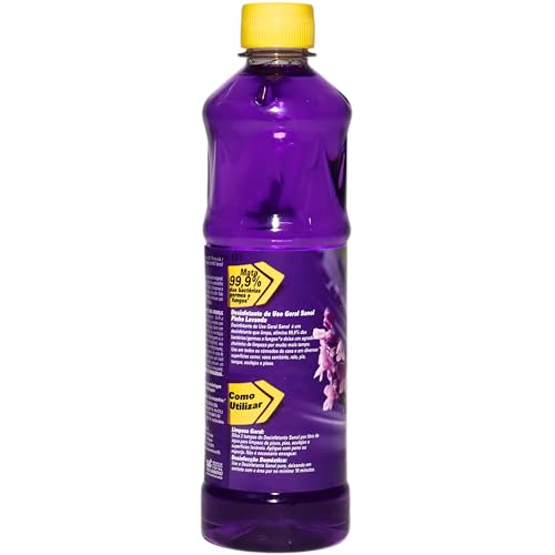 Desinfetante Líquido para uso Geral, Pinho Lavanda, Sanol, 500 ml, Roxo