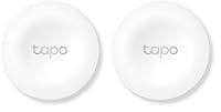 Tapo S200B - Intelligente Taste, benutzerdefinierte Aktionen, intelligente Gerätesteuerung, EIN-klick-Aktivierung, Lange Akkulaufzeit, Hub H100 erforderlich, Weiß (Packung mit 2)