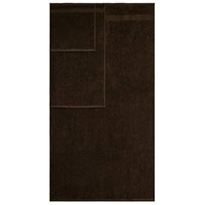American Veteran Towel, 6-teiliges Handtuch-Set für Badezimmer, 100 % Baumwolle, türkische Badetücher, 2 Badetücher, 2 Handtücher, 2 Waschlappen, Braun – Bild 4