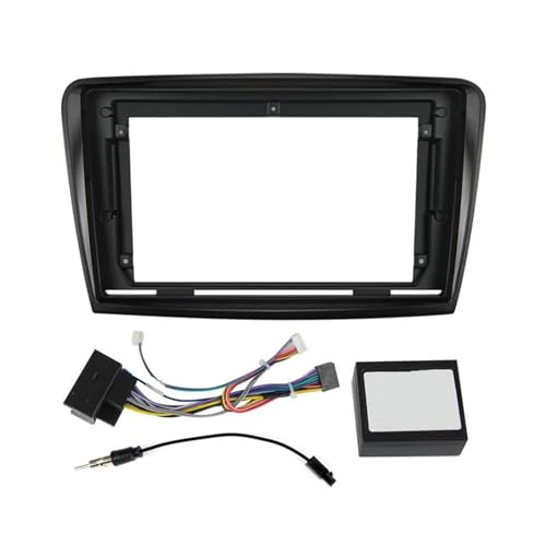Kit montage autoradio 10 pouces Skoda Superb 2 B6 adaptateur d'installation