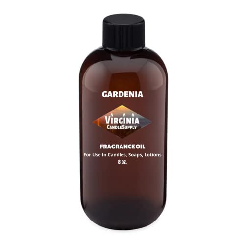 Gardenia Fragrance Oil (8 Oz Bottle) For Candle Making, Soap Making, Tart Making, Room Sprays, Lotions, Car Fresheners, Slime, Bath Bombs, Warmers… #TOP8