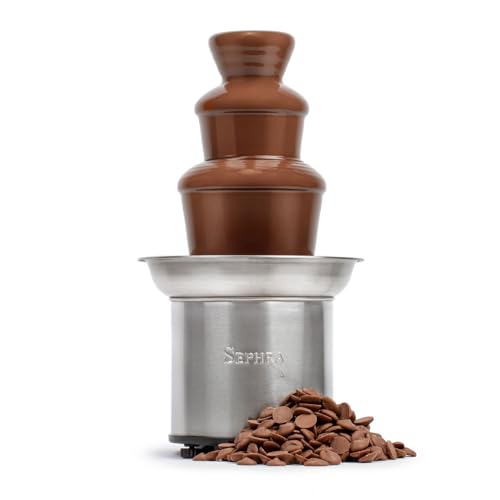 Image of Sephra Select 16 inch Home Fondue Fountain - 4lb Capacity - Serves up to 20 People