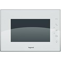 Portero Automatico Legrand Legrand Videoportero 369235, Monitor Vídeoportero, Intercomunicador, interior, 7 pulgadas, Monitor en color, Táctil, Manos libres , ampliar (369220) para 2 de familia hogar, Blanco