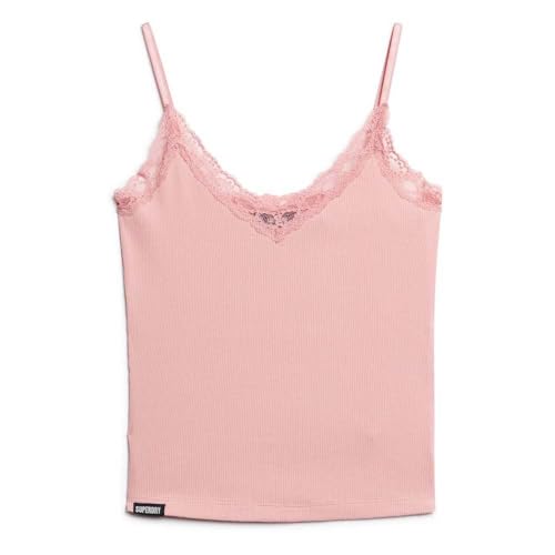 Débardeur court à liseré dentelle femme Superdry Essential - vue 2