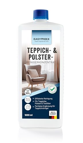 CLEANmaxx Teppich-Shampoo 1 x 1000 ml | Perfekte Kombination mit dem Hartboden- und Teppichreiniger PRO, auch für andere Wasch- und Teppichsauger geeignet | Spezialfleckenformel und Farbauffrischer CLEANmaxx Teppich-Shampoo 1 x 1000 ml | Perfekte Kombination mit dem Hartboden- und Teppichreiniger PRO, auch für andere Wasch- und Teppichsauger geeignet | Spezialfleckenformel und Farbauffrischer