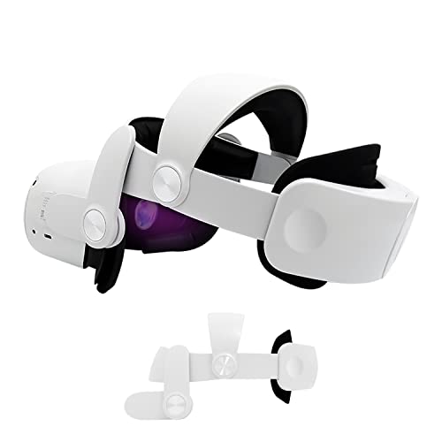 Head Strap for Oculus Quest 2, Adjustable Elite Strap Replacement, Enhanced Comfort, Face Pressure-Free VR Accessories, Adjustable and Lightweight