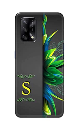 Image of Name II Initial II Letter Alphabet S Hard Back Case Cover for Oppo F19 / Oppo A74 4G Back Cover -(J5) VNS2222