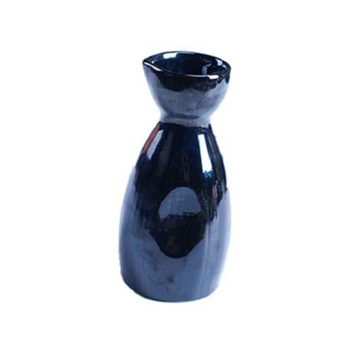 POPETPOP 陶瓷窯変ブルー酒器 小容量酒具壺 ワインポット兼用 ティー コーヒー 酒用 多用途ホームパーティー向け