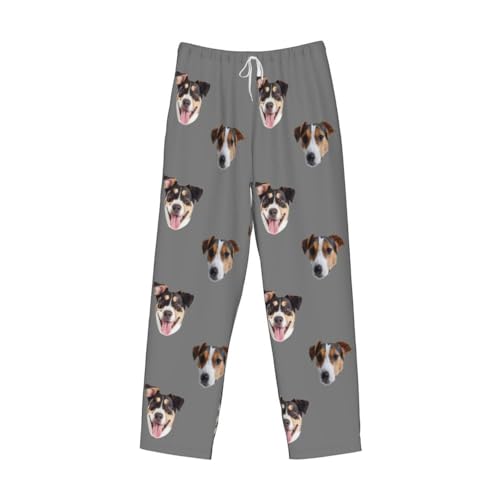 Personalized Pajama Pants with Face Custom Design Your Funny Photo Logo Pictures Christmas Birthday Gift for Men3