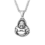Genérico Colgante Punk Retro Buda Collar Bodhisattva Único Amuleto de moteros para hombres y mujeres Regalos de joyería al por mayor