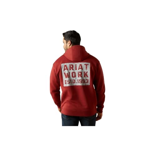 ARIAT Men's Rebar Workman Brickyard Hoodie2