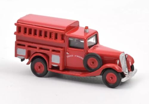 OPO 10 - Coche en Miniatura Compatible con Citroën U11 Pompiers 1935 Ho Escala 1:87 Norev - 191098