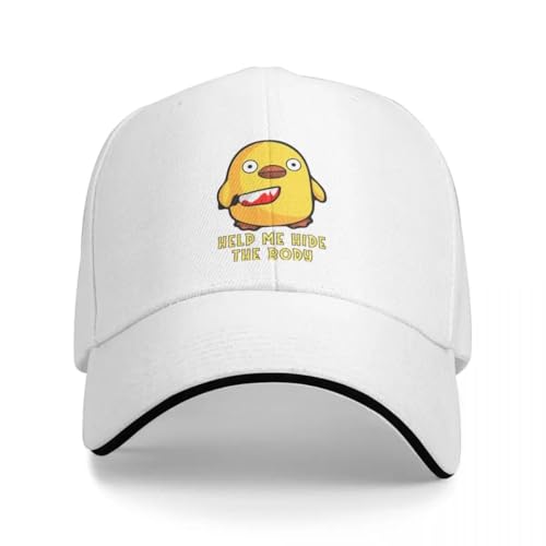 Lomvieal Canard avec couteau casquette de baseball rétro drôle Meme Sandwich chapeau unisexe réglable activités papa, T-247878, Taille unique