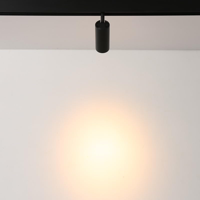B·LED BARCELONA LED - Foco LED para carril magnético 48V - 18W - Negro - Blanco Cálido