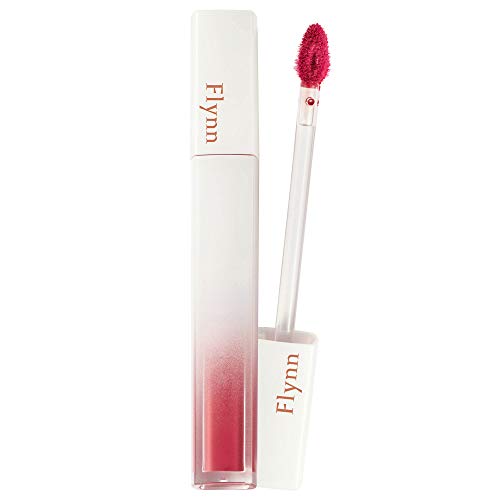 FLYNN Illusion Coating Lip Tint | Glowy, Lustrous, High-shine & Vivid color Liquid Lipstick | Professional Korean Lip Stain with No Drop Reservoir Tip Applicator (303 ROMANCE PEONY) 0.11 oz