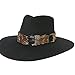 Western Feather Cowboy Hat Band for Men Women Natural Feather Shea (Width: 3 cm)