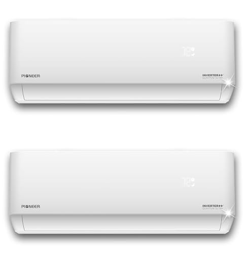 Dual Split 18000 BTU 1.5-Ton Quantum Ultra Wi-Fi 24 SEER2 Energy-Star Multi (2) Zone Wall Mount Air Conditioner Heat Pump 230-Volt