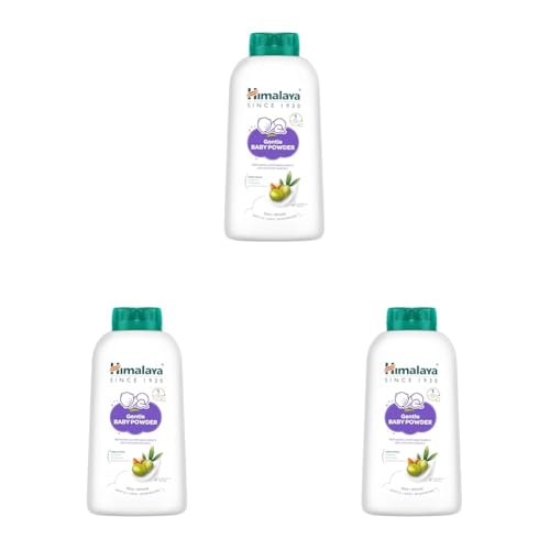Image of Himalaya Gentle Baby Powder 400g | Keeps baby's skin smooth & dry with natural goodness | Olive Oil, Almond Oil & Yashad Bhasma | No.1 Baby Powder Brand | No.1 Dr. Recommended | 99% NOI (Pack of 3)