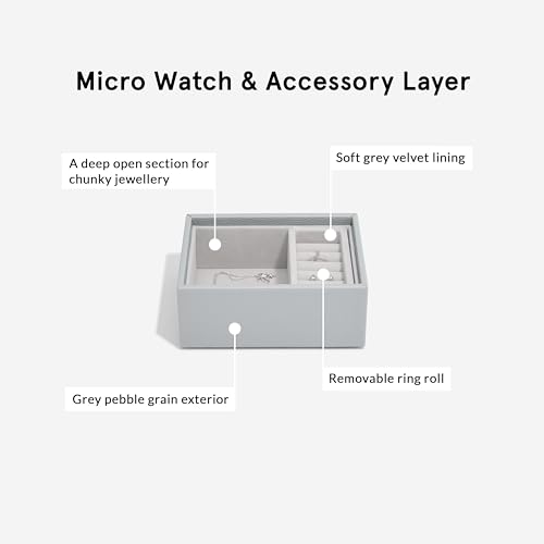 Stackers Kieselgrau Micro 2er Set