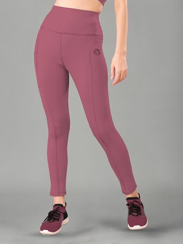 Image of Women High Rise Gym Wear Tights Stretchable Yoga Pants Fitness Leggings Gym Pants Multipurpose Slim Fit Track Pant Workout Active Wear Lower