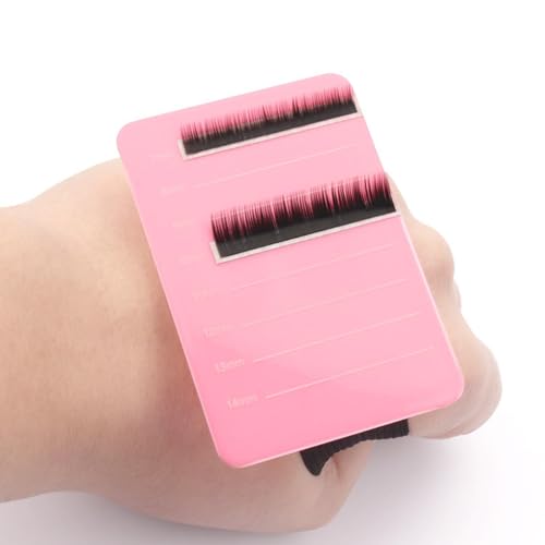 Kokiya Placa de escala de cílios enxertada, suporte de bandeja de extensão de cílios com escala, ban